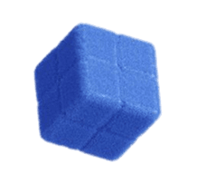 purple cube