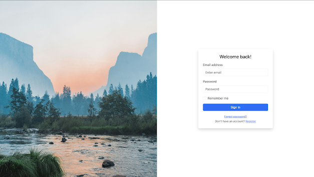 Login Page With Bootstrap Result
